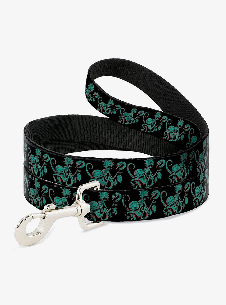 Rick and Morty Psychedelic Monster Pose Dog Leash