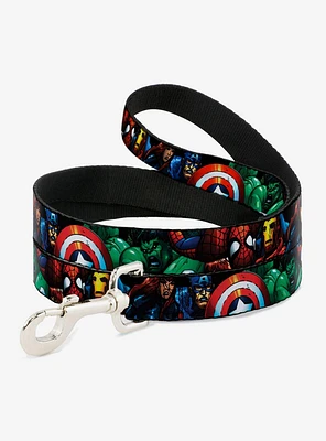 Marvel Superheroes Stacked Dog Leash