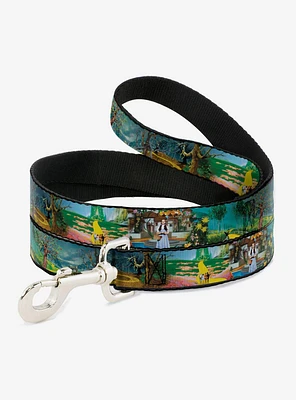 The Wizard of Oz Brick Road Scenes Dog Leash