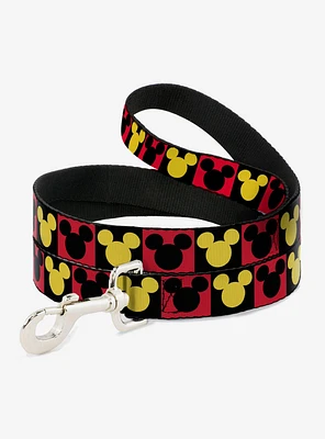 Disney Mickey Mouse Ears Icon Blocks Dog Leash