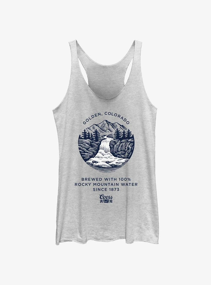 Coors Mountain Brewing Logo Womens Tank Top