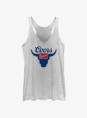 Coors Banquet Bull Logo Womens Tank Top