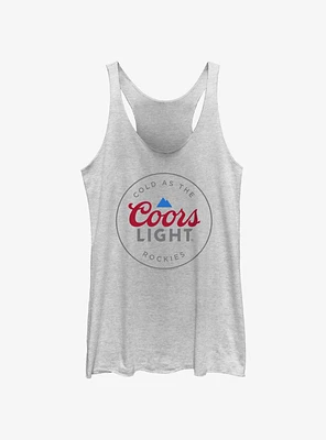 Coors Light Cold As The Rockies Womens Tank Top