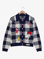 Peanuts Snoopy & Woodstock Holiday Women's Cardigan - BoxLunch Exclusive