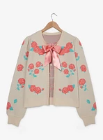 Sanrio Hello Kitty Retro Floral Tie Women's Plus Cardigan — BoxLunch Exclusive