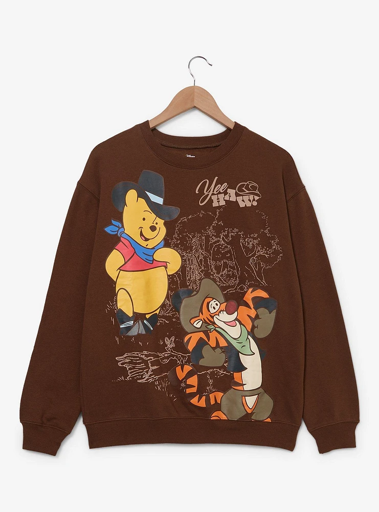 Disney Winnie the Pooh Tigger & Bear Western Women's Crewneck - BoxLunch Exclusive