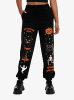 Social Collision Halloween Icons Girls Jogger Sweatpants