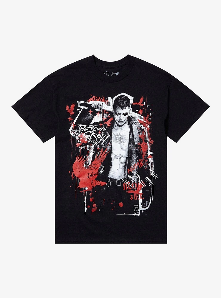 The Crow 2024 Eric Draven Graffiti T-Shirt By Fright Rags