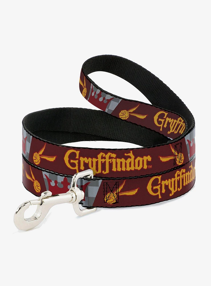 Harry Potter Gryffindor Quidditch Ball Crown Dog Leash