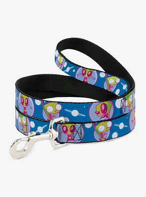 Invader Zim and GIR Poses Planets Dog Leash