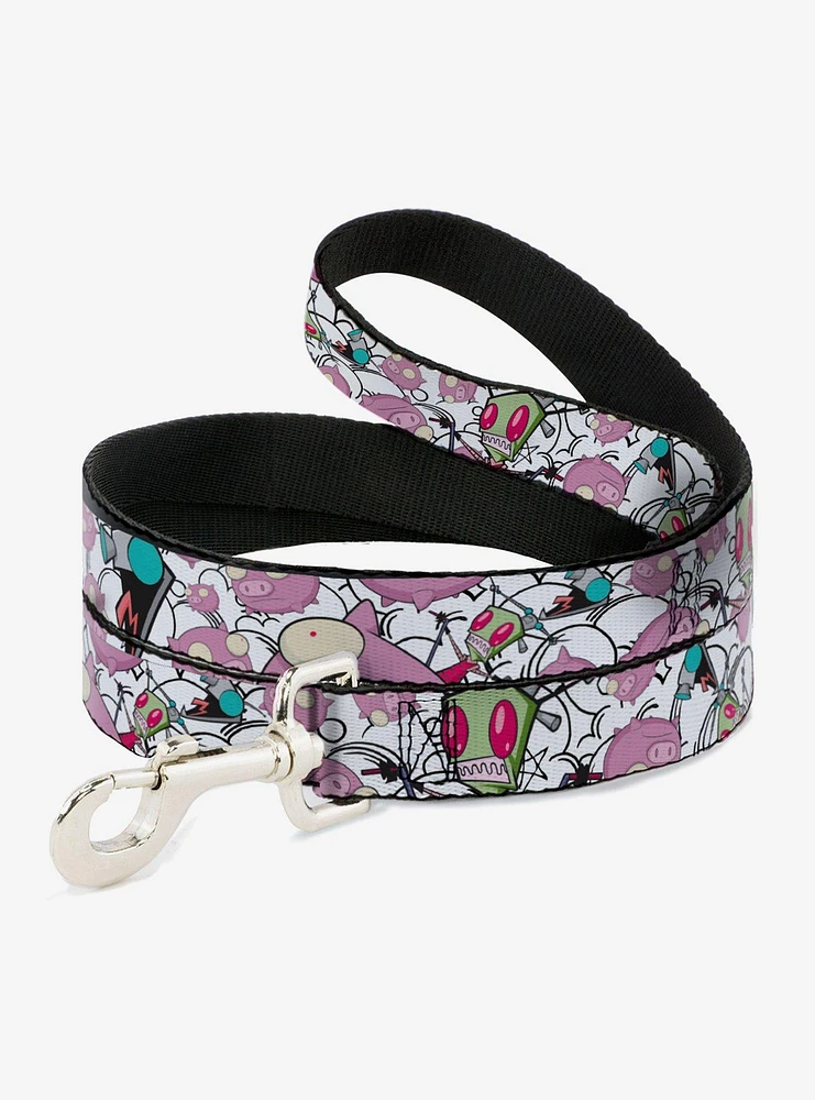 Invader Zim GIR and Piggy Doddles Dog Leash