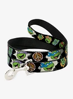 Teenage Mutant Ninja Turtles Faces and Icons Dog Leash