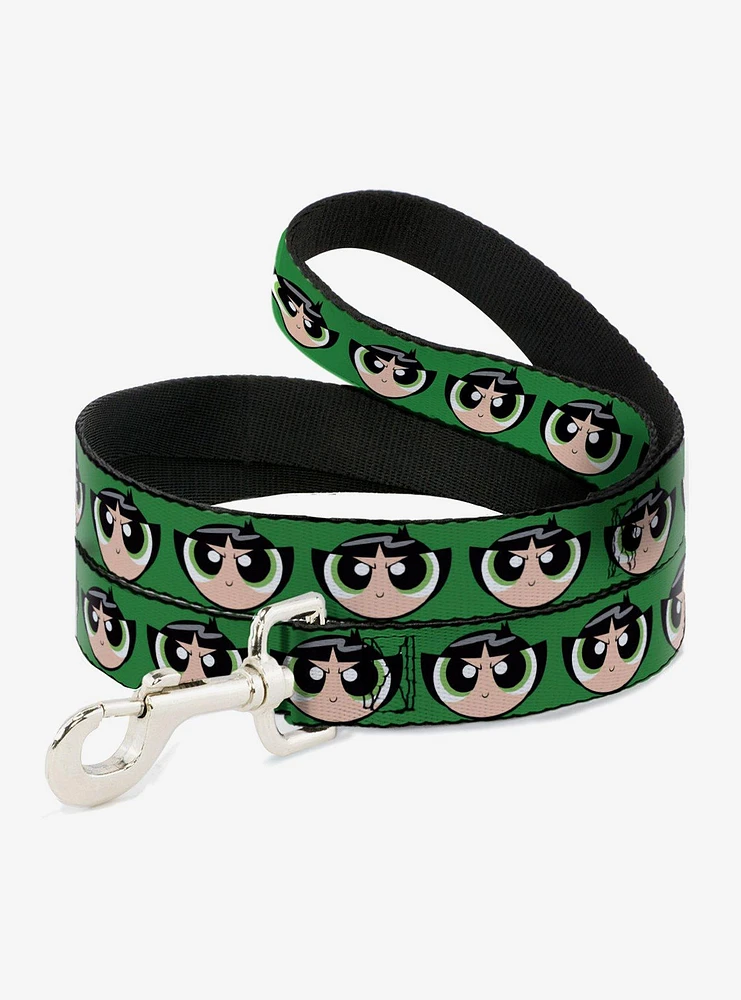 The Powerpuff Girls Buttercup Face Close Up Dog Leash