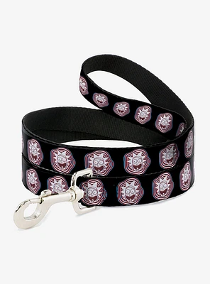 Rick and Morty Vaporwave Bullseye Dog Leash