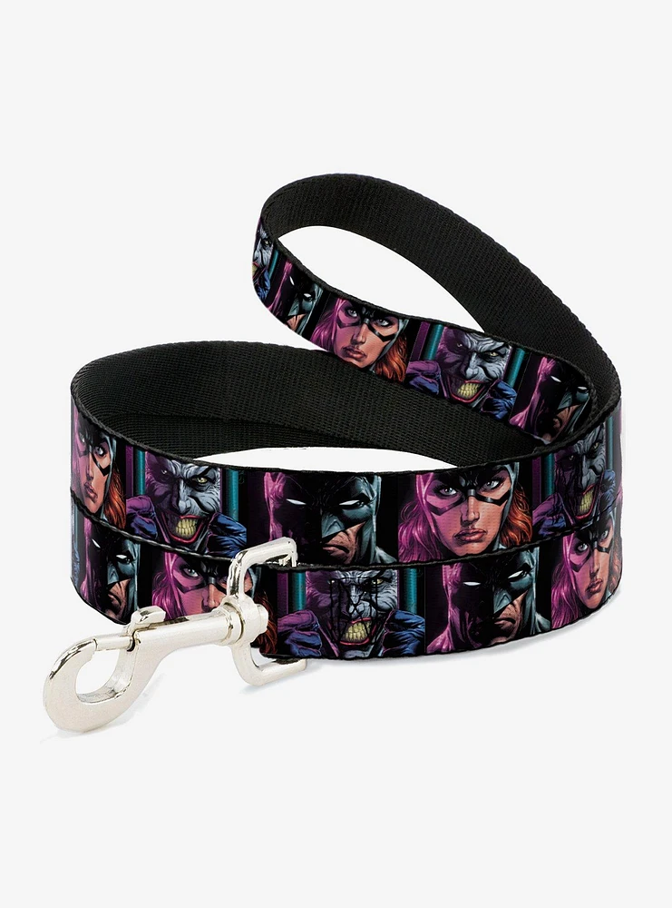 DC Comics Batman Batgirl Joker Comic Book Cover Face Dog Leash