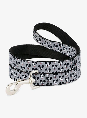 Disney Mickey Mouse Smiling Face Monogram Dog Leash