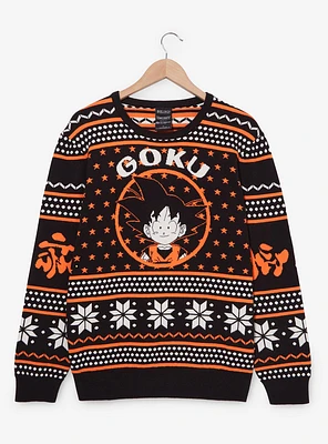 Dragon Ball Z Goku Holiday Sweater — BoxLunch Exclusive