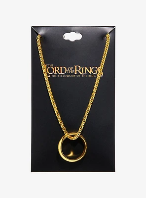 The Lord Of The Rings One Ring Replica Necklace