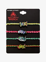 Five Nights At Freddy's: Security Breach Chibi Glamrock Cord Bracelet Set