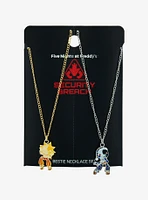 Five Nights At Freddy's: Security Breach Sun & Moon Best Friend Necklace Set