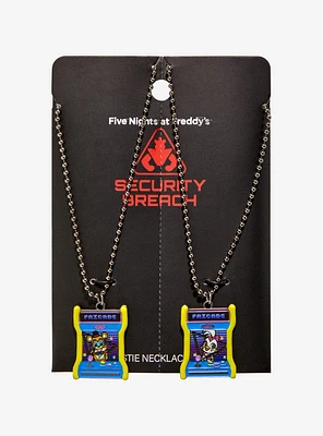 Five Nights At Freddy's: Security Breach Chibi Glamrock Best Friend Necklace Set