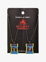 Five Nights At Freddy's: Security Breach Chibi Glamrock Best Friend Necklace Set