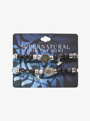 Supernatural Anti-Possession Magnetic Best Friend Bead Bracelet Set