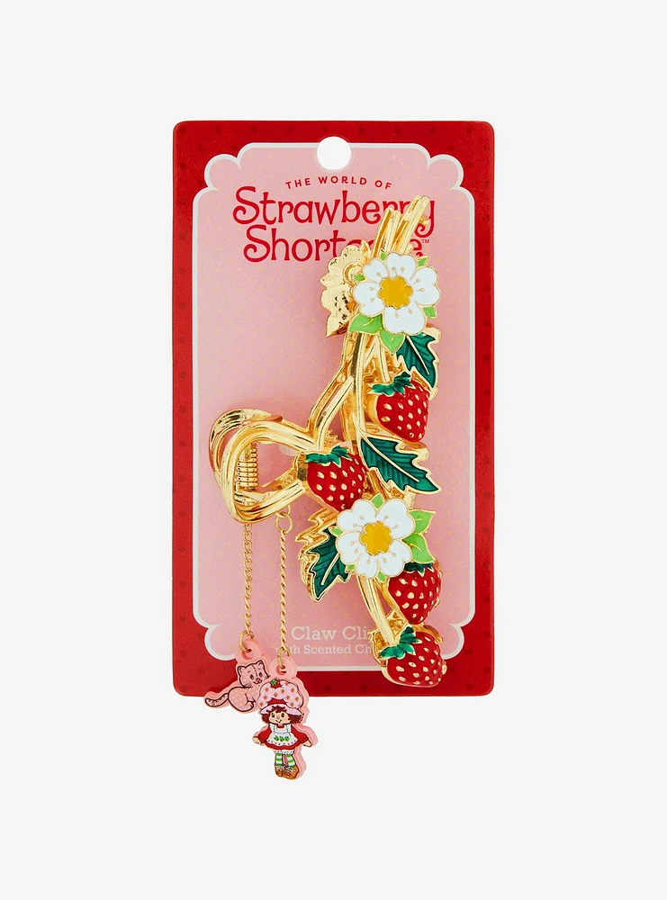 Strawberry Shortcake Floral Strawberry Scented Claw Hair Clip