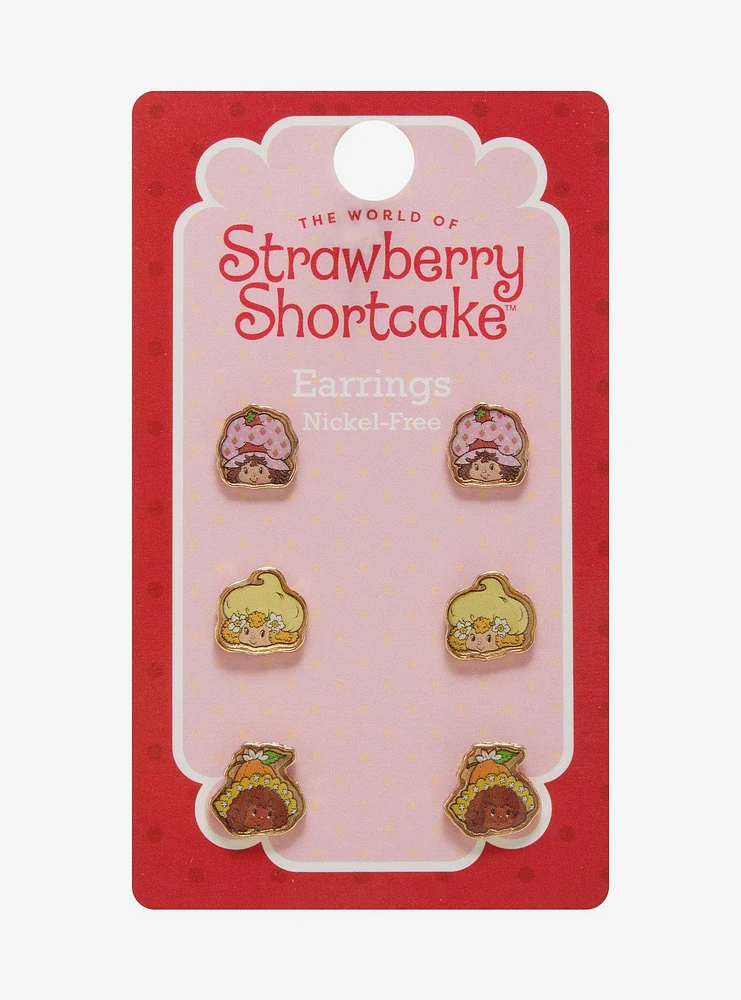 Strawberry Shortcake Friends Stud Earring Set