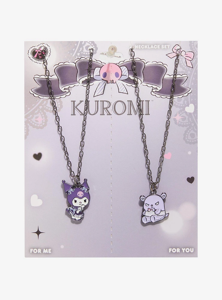 Kuromi & Baku Best Friend Necklace Set