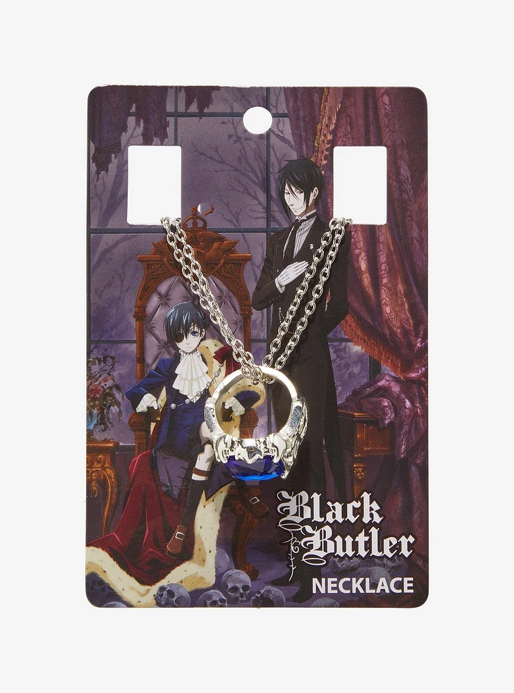 Black Butler Phantomhive Heirloom Replica Ring Necklace