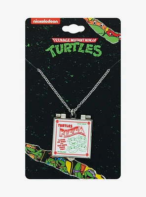 Teenage Mutant Ninja Turtles Pizza Box Locket Necklace