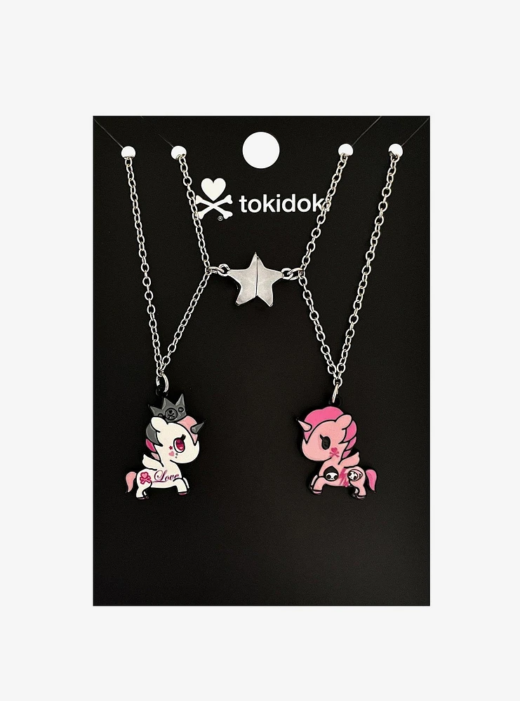 Tokidoki Unicorno Star Magnet Best Friend Necklace Set