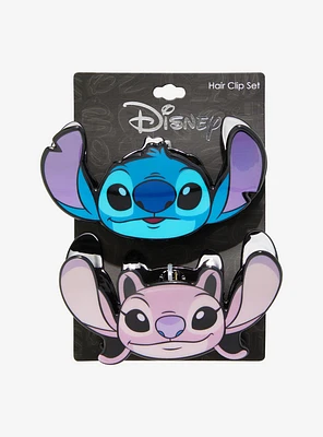 Disney Stitch & Angel Claw Hair Clip Set