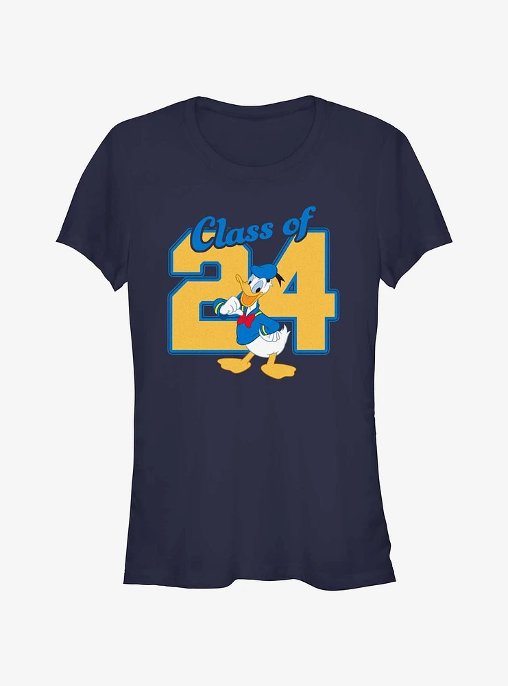 Disney Donald Duck Graduating Class Of 2024 Girls T-Shirt
