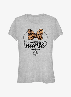 Disney Minnie Mouse Registered Nurse Class Of 2024 Girls T-Shirt