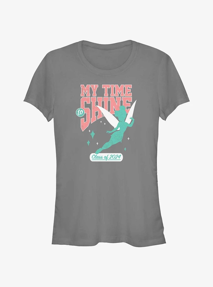 Disney Tinker Bell Time To Shine Class Of 2024 Girls T-Shirt