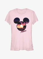 Disney Mickey Mouse Beach Happy Place Girls T-Shirt