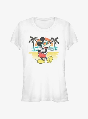 Disney Mickey Mouse Airbrushed Summer Girls T-Shirt