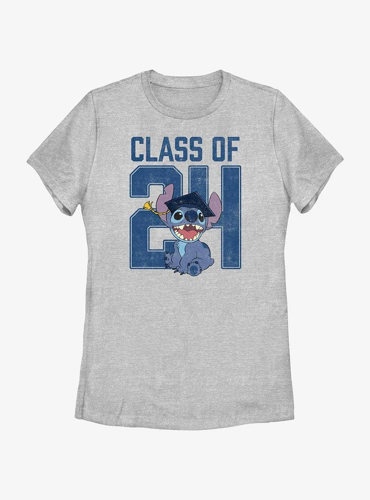 Disney Lilo & Stitch Graduating Class Of 2024 Womens T-Shirt