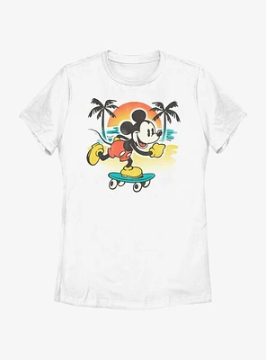 Disney Mickey Mouse Cali Sun Womens T-Shirt