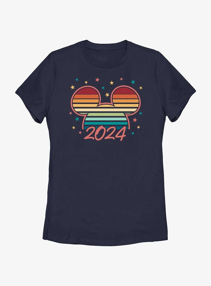 Disney Mickey Mouse Ears 2024 Womens T-Shirt