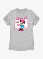 Disney Minnie Mouse Graduating Class Of 2024 Womens T-Shirt