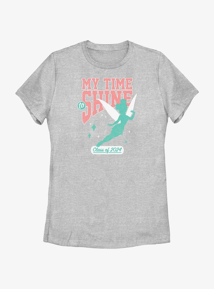 Disney Tinker Bell Time To Shine Class Of 2024 Womens T-Shirt