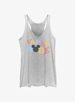 Disney Mickey Mouse Groovy Vacay Mode Womens Tank Top