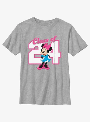 Disney Minnie Mouse Graduating Class Of 2024 Youth T-Shirt