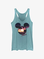 Disney Mickey Mouse Beach Happy Place Womens Tank Top