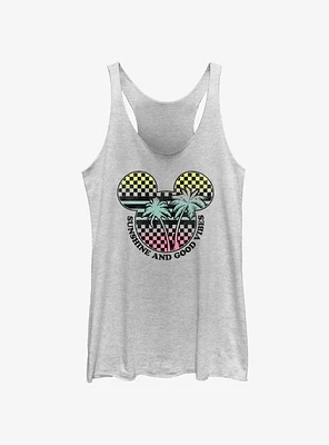 Disney Mickey Mouse Sunshine Good Vibes Womens Tank Top