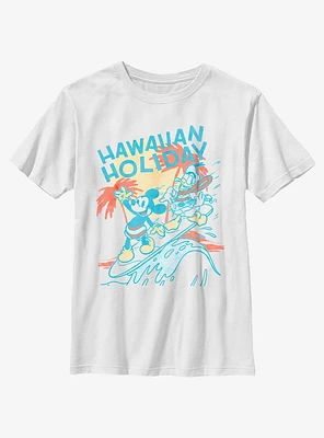 Disney Mickey Mouse Surfs Up Holiday Youth T-Shirt