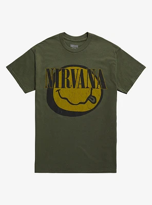 Nirvana Smile Face Logo T-Shirt